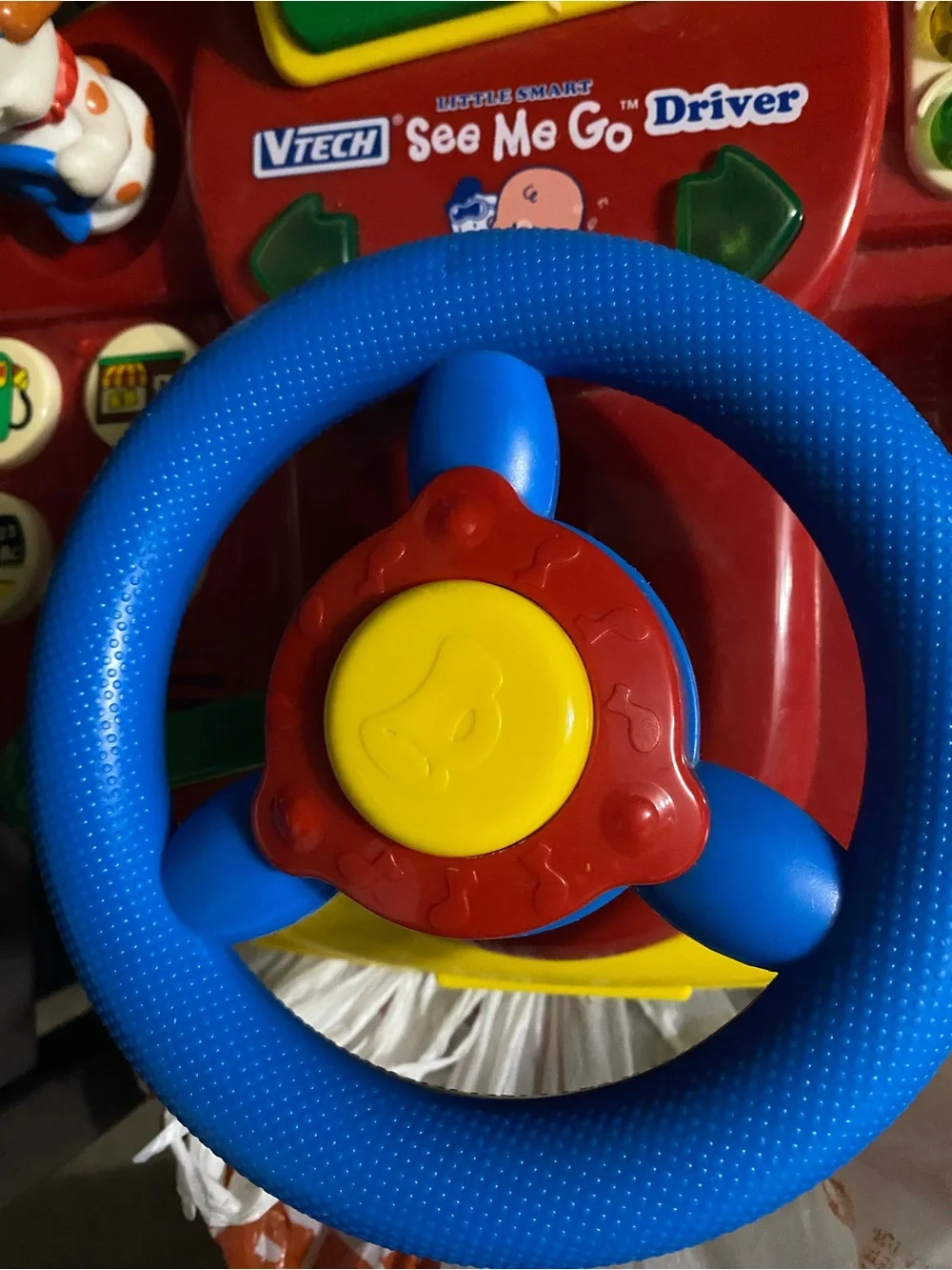 VTech See Me Go Driver Interactive Steering Toy - Red, Blue, Yellow, Green